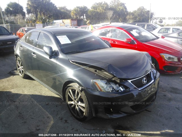 JTHBK262X85063448 - 2008 LEXUS IS 250 GRAY photo 1