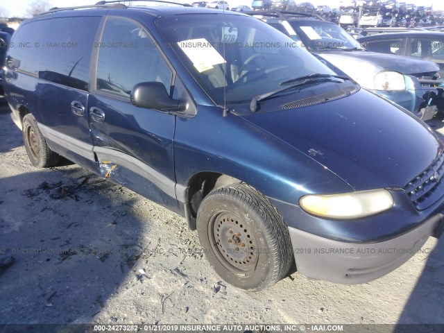 1C4GJ44R0YB796826 - 2000 CHRYSLER GRAND VOYAGER SE Dark Blue photo 1