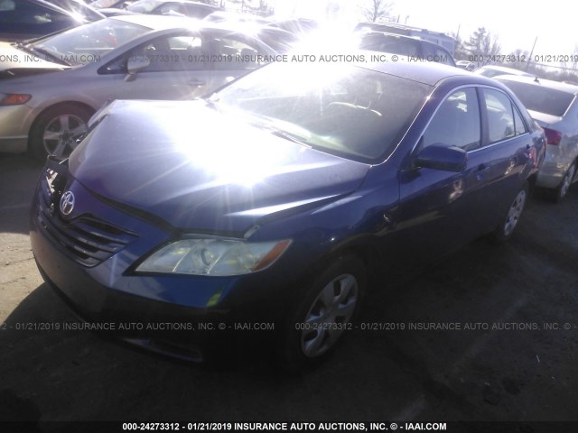 4T1BE46K77U014695 - 2007 TOYOTA CAMRY NEW GENERAT CE/LE/XLE/SE BLUE photo 2