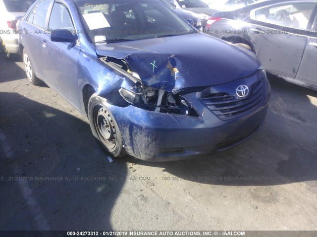 4T1BE46K77U014695 - 2007 TOYOTA CAMRY NEW GENERAT CE/LE/XLE/SE BLUE photo 6