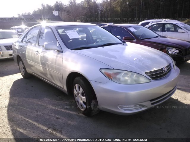 4T1BE32K73U205477 - 2003 TOYOTA CAMRY LE/XLE/SE SILVER photo 1