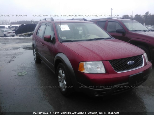 1FMZK05176GA55429 - 2006 FORD FREESTYLE SEL RED photo 1