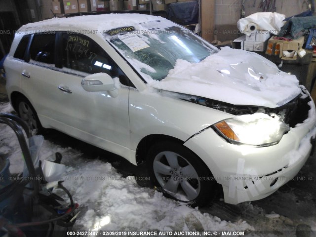 5J8TB18258A020870 - 2008 ACURA RDX WHITE photo 1