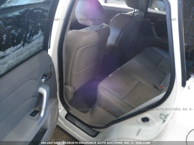 5J8TB18258A020870 - 2008 ACURA RDX WHITE photo 8