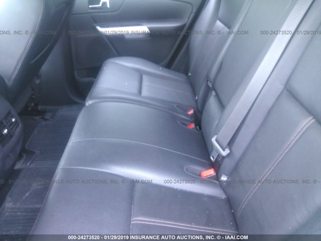 2FMDK3JC0DBA73424 - 2013 FORD EDGE SEL SILVER photo 8