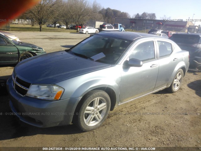 1B3CC1FB6AN217495 - 2010 DODGE AVENGER EXPRESS 青色 照片 2