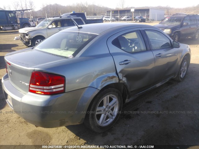 1B3CC1FB6AN217495 - 2010 DODGE AVENGER EXPRESS 青色 照片 4