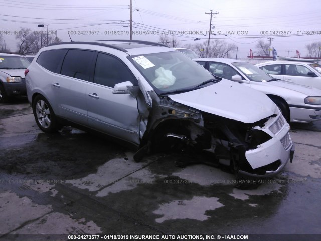 1GNER33D49S118167 - 2009 CHEVROLET TRAVERSE LTZ SILVER photo 1