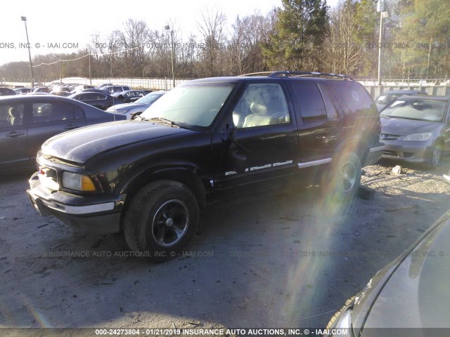 1GKCS13W5V2506369 - 1997 GMC JIMMY BLACK photo 2