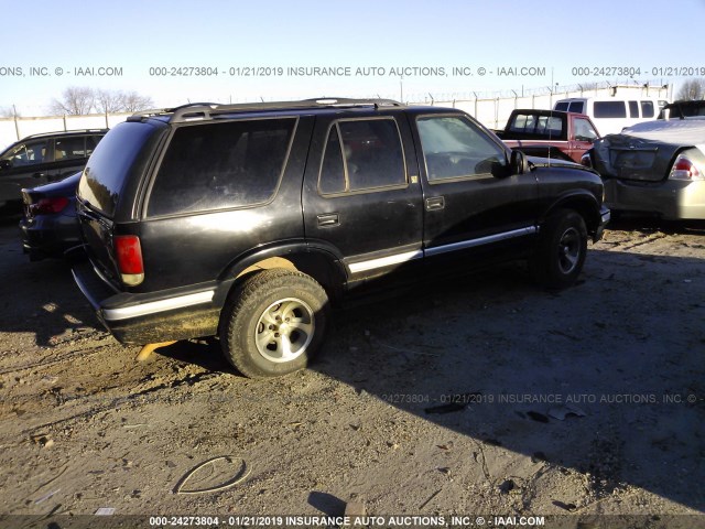 1GKCS13W5V2506369 - 1997 GMC JIMMY BLACK photo 4