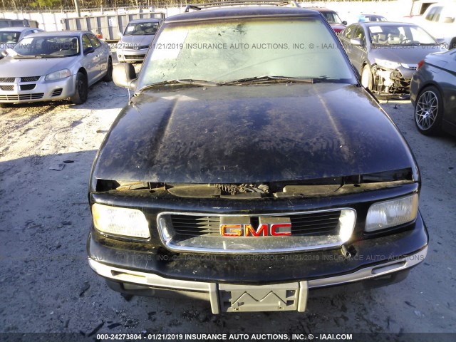 1GKCS13W5V2506369 - 1997 GMC JIMMY BLACK photo 6