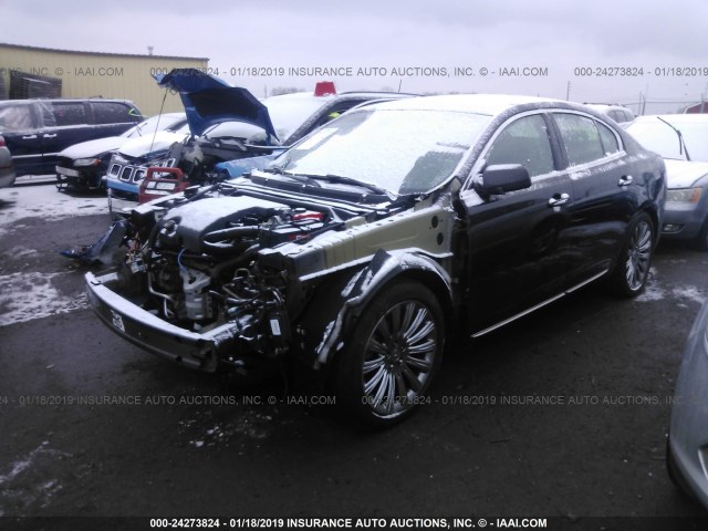 1LNHL9EK5FG607189 - 2015 LINCOLN MKS BLACK photo 2