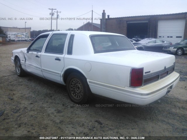 1LNLM81W6SY641107 - 1995 LINCOLN TOWN CAR EXECUTIVE WHITE photo 3