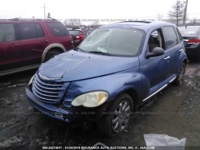 3A8FY68B66T372331 - 2006 CHRYSLER PT CRUISER LIMITED BLUE photo 2