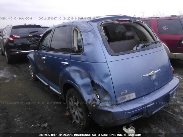 3A8FY68B66T372331 - 2006 CHRYSLER PT CRUISER LIMITED BLUE photo 3