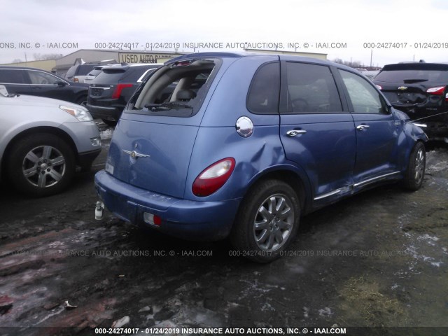 3A8FY68B66T372331 - 2006 CHRYSLER PT CRUISER LIMITED BLUE photo 4