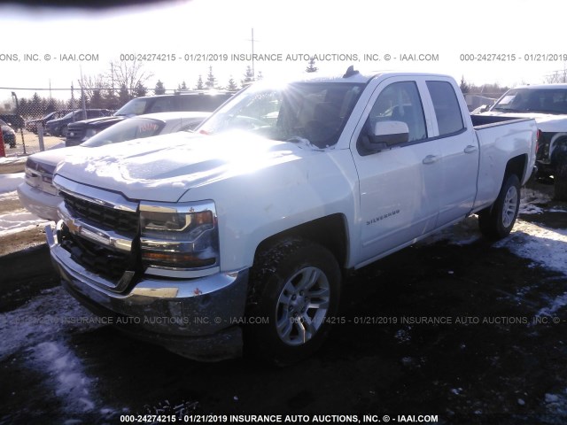 1GCVKREC9GZ153487 - 2016 CHEVROLET SILVERADO K1500 LT WHITE photo 2