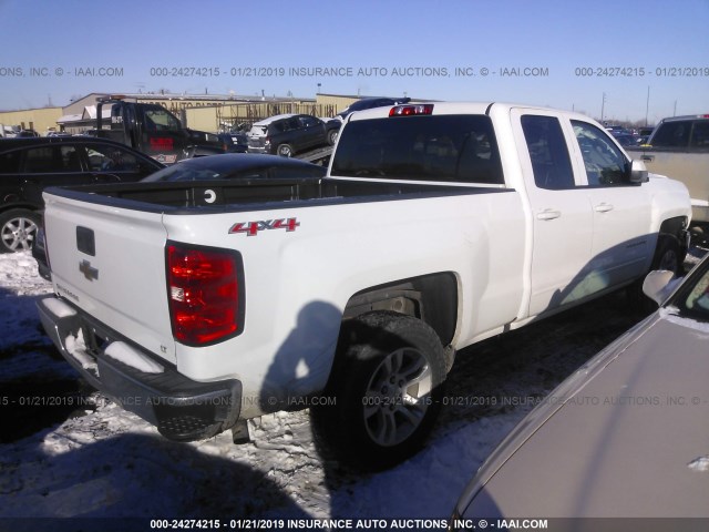 1GCVKREC9GZ153487 - 2016 CHEVROLET SILVERADO K1500 LT WHITE photo 4