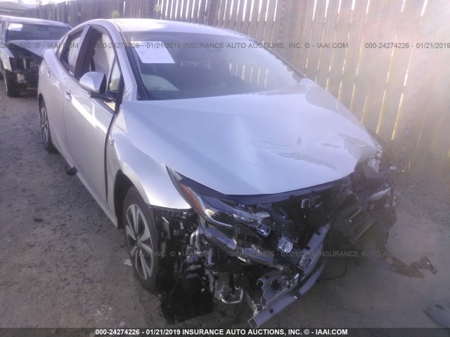 JTDKARFP7J3080654 - 2018 TOYOTA PRIUS PRIME  银色 照片 1