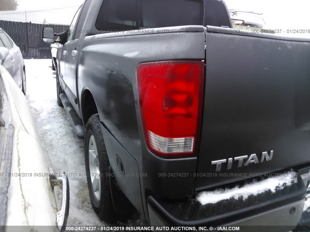 1N6BA07B36N567373 - 2006 NISSAN TITAN XE/SE/LE GRAY photo 3