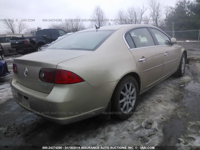 1G4HD57266U142667 - 2006 BUICK LUCERNE CXL GOLD photo 4