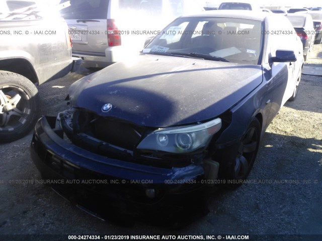 WBANA53584B846293 - 2004 BMW 525 I BLUE photo 2