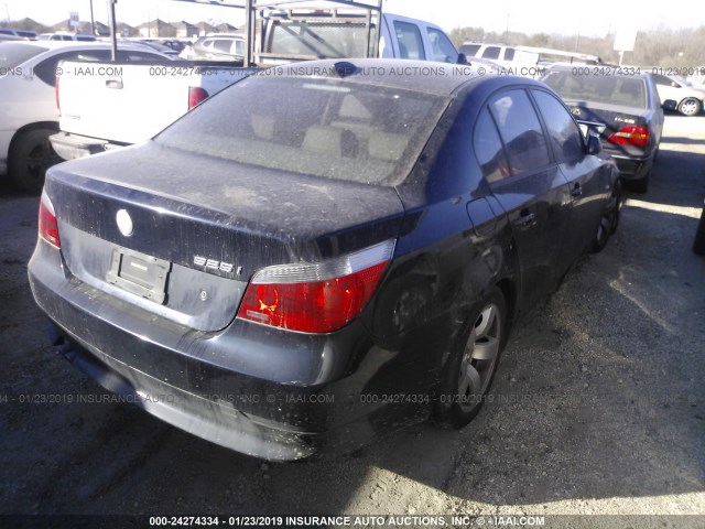 WBANA53584B846293 - 2004 BMW 525 I BLUE photo 4