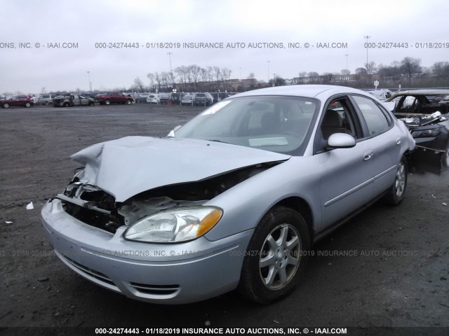 1FAFP56U47A217347 - 2007 FORD TAURUS SEL SILVER photo 2