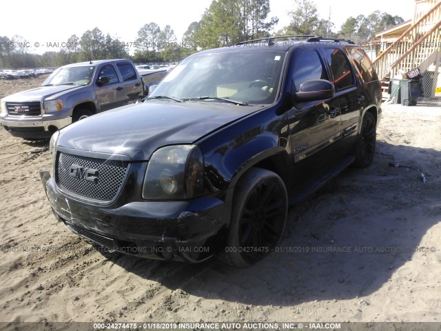 1GKFK13027R232440 - 2007 GMC YUKON BLACK photo 2