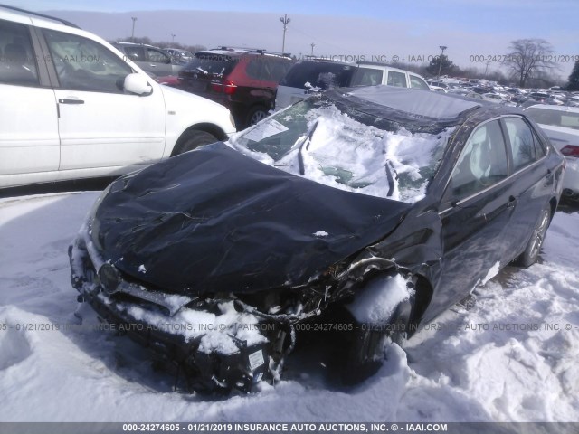 4T1BF1FK8FU112905 - 2015 TOYOTA CAMRY LE/XLE/SE/XSE BLACK photo 6