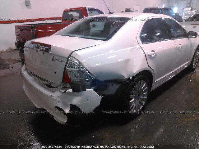 3FADP0L3XCR178477 - 2012 FORD FUSION HYBRID WHITE photo 6