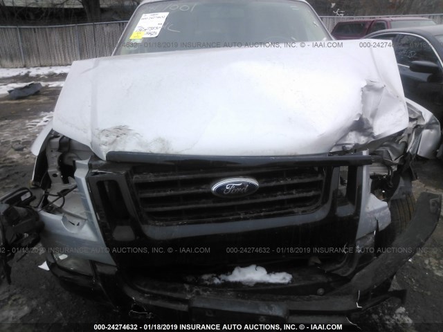 1FMEU8DE2AUA92541 - 2010 FORD EXPLORER XLT SILVER photo 10