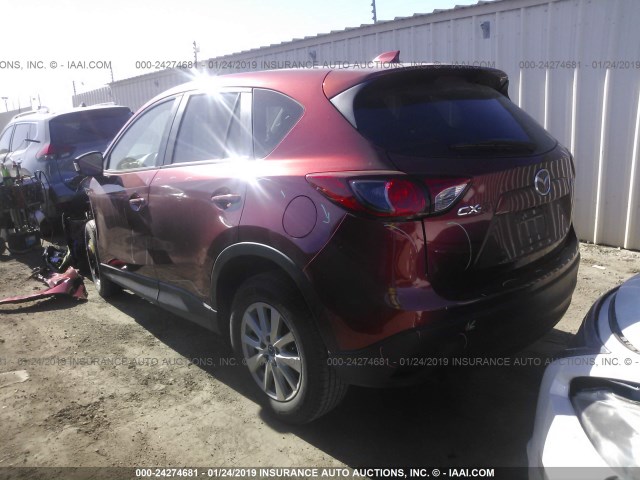 JM3KE2CE9D0136900 - 2013 MAZDA CX-5 TOURING MAROON photo 3