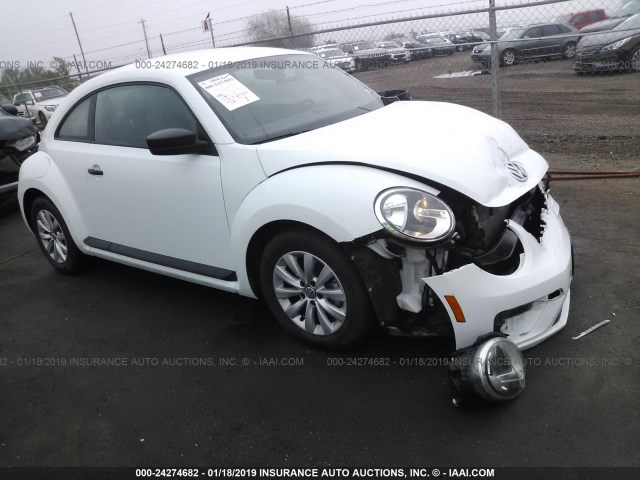 3VWF17AT9HM632512 - 2017 VOLKSWAGEN BEETLE 1.8T/S/CLASSIC/PINK WHITE photo 1