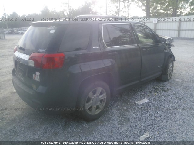 2GKALSEK5D6237621 - 2013 GMC TERRAIN SLE BLACK photo 4