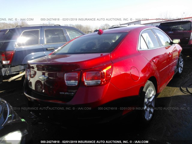 1G11C5SL4EF140680 - 2014 CHEVROLET MALIBU 1LT MAROON photo 4