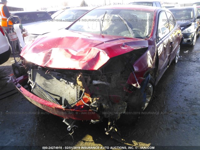 1G11C5SL4EF140680 - 2014 CHEVROLET MALIBU 1LT MAROON photo 6