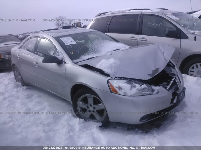 1G2ZH58N674183263 - 2007 PONTIAC G6 GT SILVER photo 1