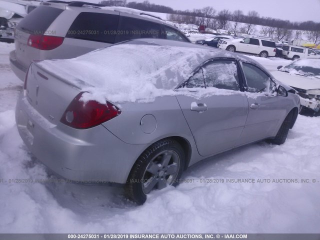 1G2ZH58N674183263 - 2007 PONTIAC G6 GT SILVER photo 4