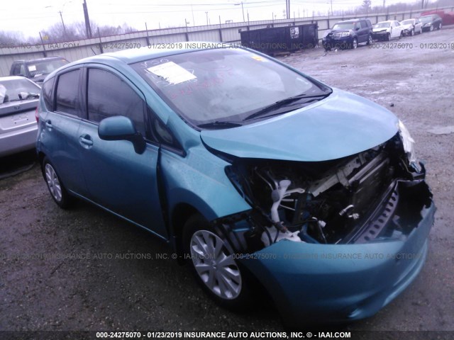 3N1CE2CPXEL386913 - 2014 NISSAN VERSA NOTE S/S PLUS/SV/SL TEAL photo 1