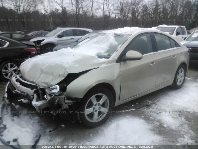 1G1PE5SB0G7133038 - 2016 CHEVROLET CRUZE LIMITED LT TAN photo 2