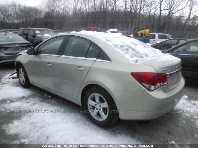 1G1PE5SB0G7133038 - 2016 CHEVROLET CRUZE LIMITED LT TAN photo 3