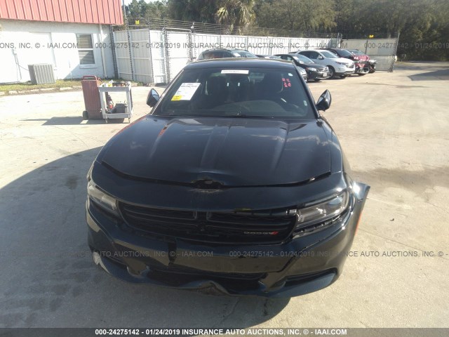 2C3CDXCT6JH233608 - 2018 DODGE CHARGER R/T BLACK photo 6