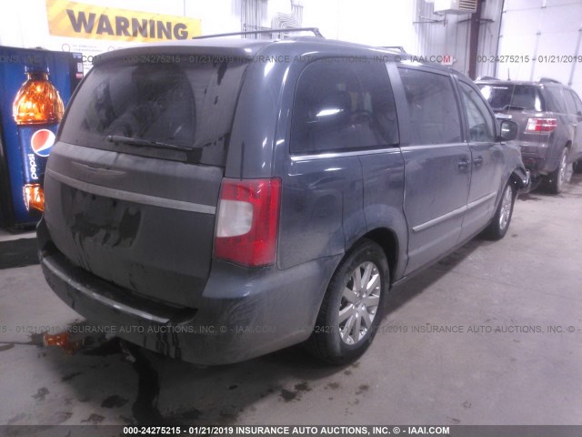 2C4RC1BG4ER203856 - 2014 CHRYSLER TOWN & COUNTRY TOURING GRAY photo 4