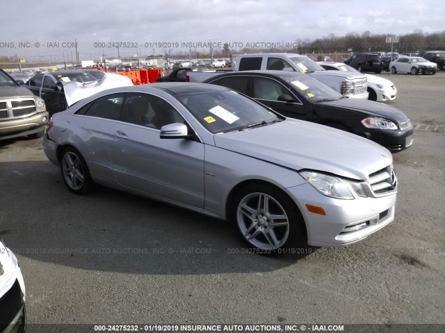 WDDKJ5KB3CF157806 - 2012 MERCEDES-BENZ E 350 SILVER photo 1