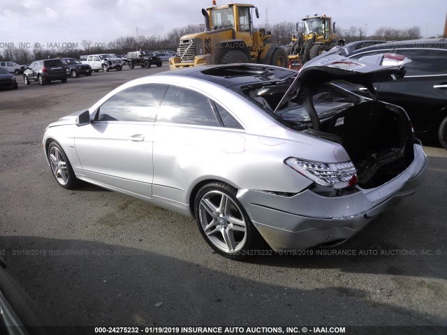 WDDKJ5KB3CF157806 - 2012 MERCEDES-BENZ E 350 SILVER photo 3