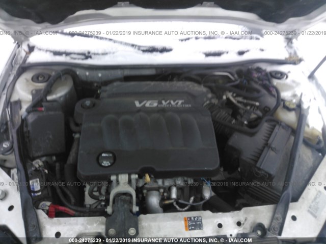 2G1WC5E39D1240524 - 2013 CHEVROLET IMPALA LTZ SILVER photo 10