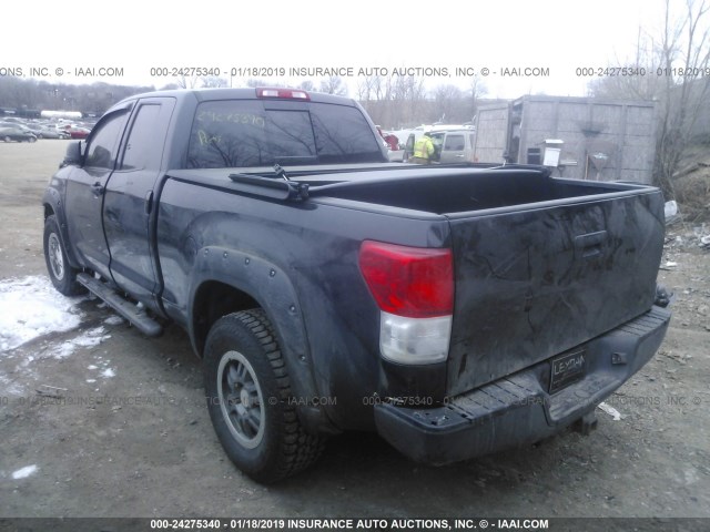 5TFUW5F16BX180916 - 2011 TOYOTA TUNDRA DOUBLE CAB SR5 BLACK photo 3