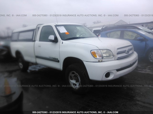 5TBKT44183S396487 - 2003 TOYOTA TUNDRA SR5 WHITE photo 1