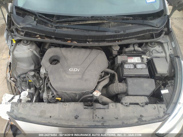 KMHCU5AE4EU152660 - 2014 HYUNDAI ACCENT GLS/SE BROWN photo 10